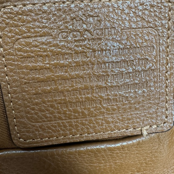 Coach F35723 Phoebe Brown Pebbled leather Large Shoulder Bag Pre-owned. - Picture 7 of 13